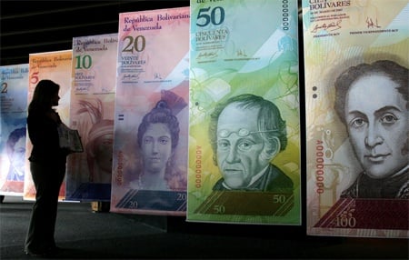 Billetes venezolanos (referencial)