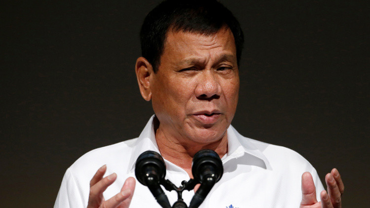 El presidente filipino Rodrigo Duterte.
