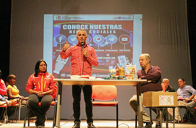 Freddy Bernal, jefe nacional de los Clap, anunció desde el Teatro Municipal de Caracas el lanzamiento de un plan especial de abastecimiento, que se inicia en la ciudad capital, Caracas.