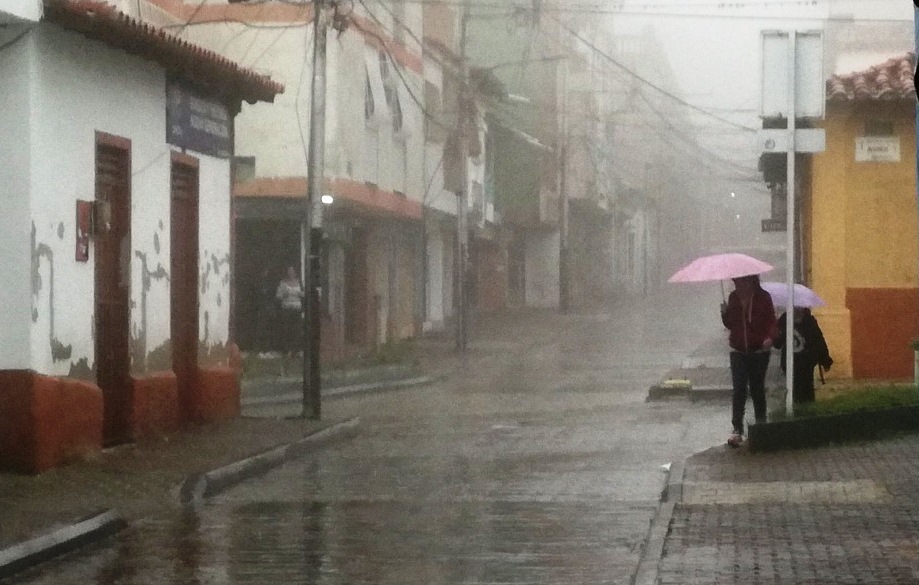 Mérida con una pertinaz lluvia