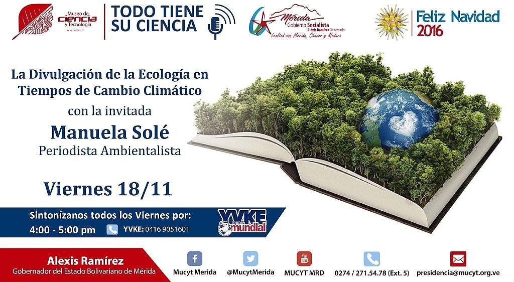 programa radial "Todo Tiene Su Ciencia" por las frecuencias de YVKE Mundial Los Andes