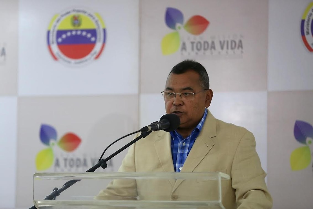 El ministro de Interior y Justicia, Néstor Luis Reverol
