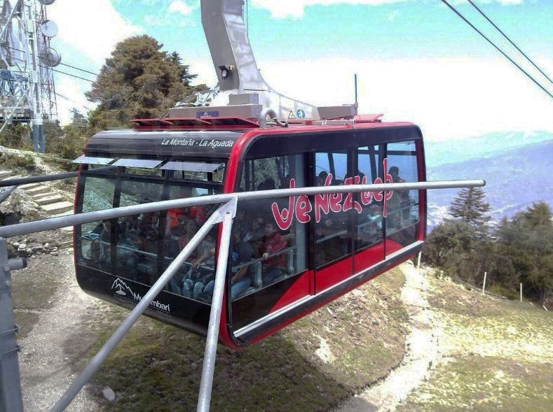 Teleférico de Mérida se ve afectado por los constantes apagones eléctricos que padece la capital merideña