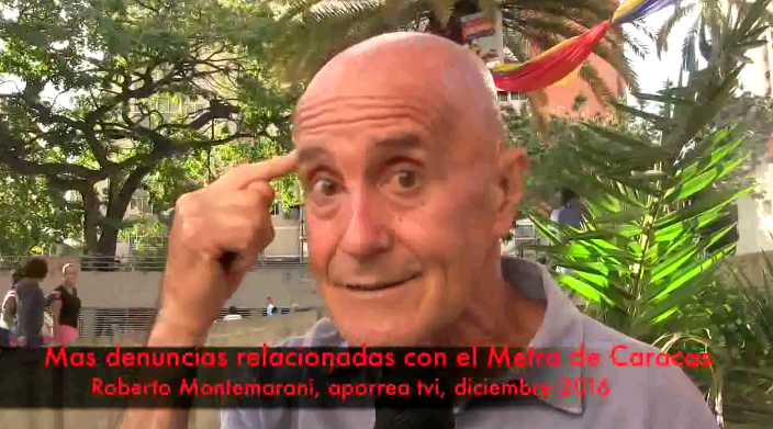 Hay que aumentar las tarifas del Metro de Caracas señala Roberto Montemarani, señor Gerardo Quintero tenga cuidado porque el aire acondicionado congela las ideas.
