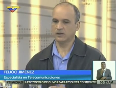 El especialista en telecomunicaciones Feijoó Jiménez.