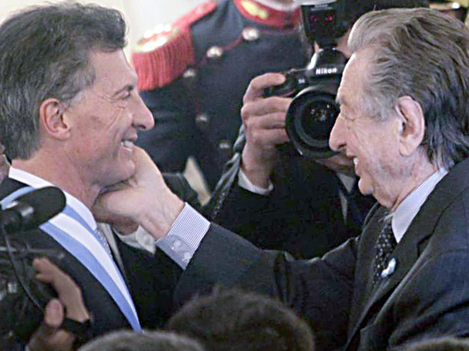 Macri y su padre, Franco Macri
