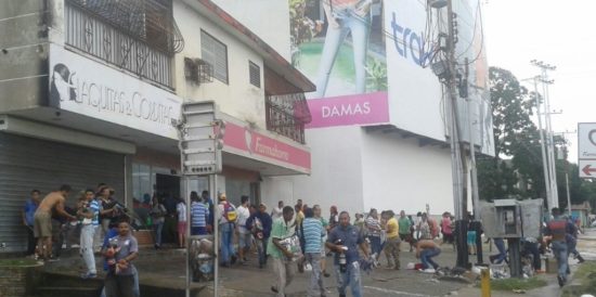 Saqueos en estado Bolívar