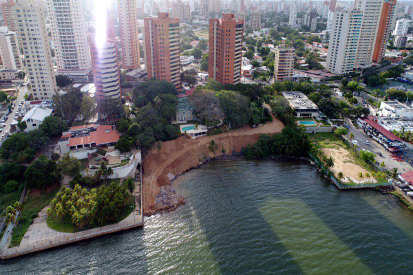 Zona del Club Naútico, en La Cotorrera, Maracaibo.