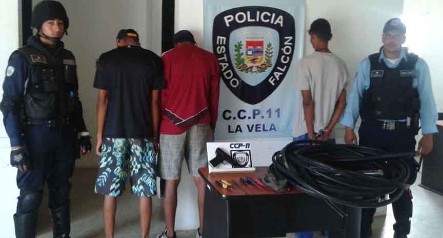 Detenidos sujetos que robaban a estación de transmisión de VTV