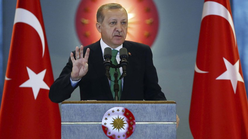 El presidente de turquía, Recep Tayyip Erdogan