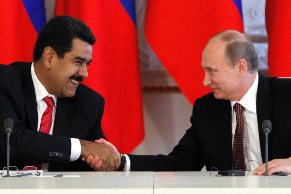 El presidente de Venezuela, Nicolás Maduro y el presidente ruso, Vladimir Putin