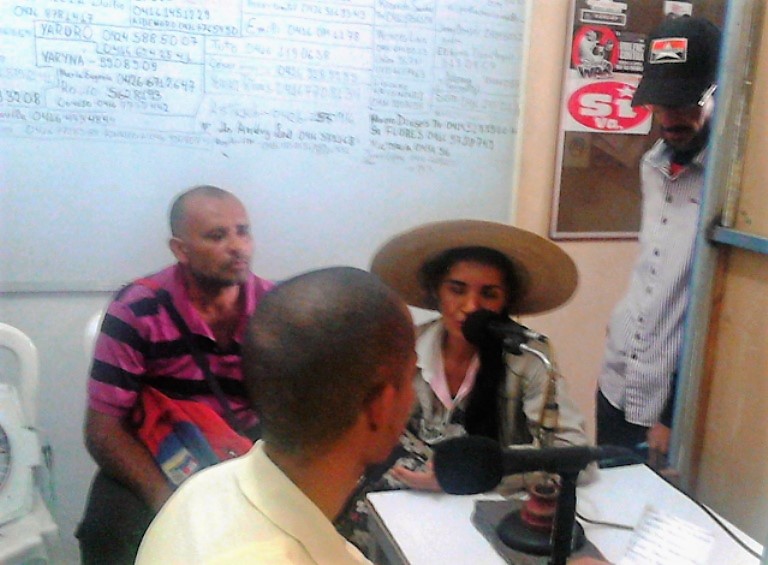 María Tovar del Consejo de Campesinas y Campesinos “YO SOY DEL PUEBLO” entrevistada en radio Catabre