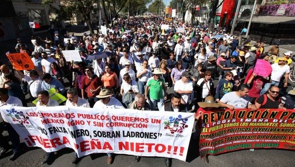 En Guadalajara también se repitió la exigencia: "¡Fuera Peña Nieto!"
