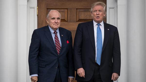 Rudolph Giuliani y Donald Trump