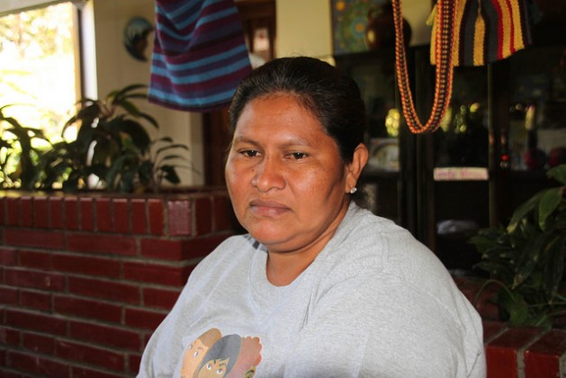 Francisca Ramírez, la Coordinadora del movimiento campesino que lidera la lucha contra la construcción de un canal interoceánico en Nicaragua, lo que la ha convertido en víctima del acoso del gobierno del presidente Daniel Ortega