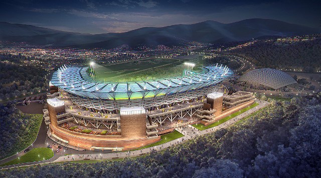 Vista futurista del Estadio monumental Hugo Chávez surge como alternativa para el Beisbol profesional.