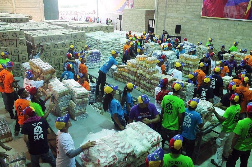 El galpón que almacenará  un aproximado de 500 toneladas de comida, proporcionada por el Gobierno nacional.