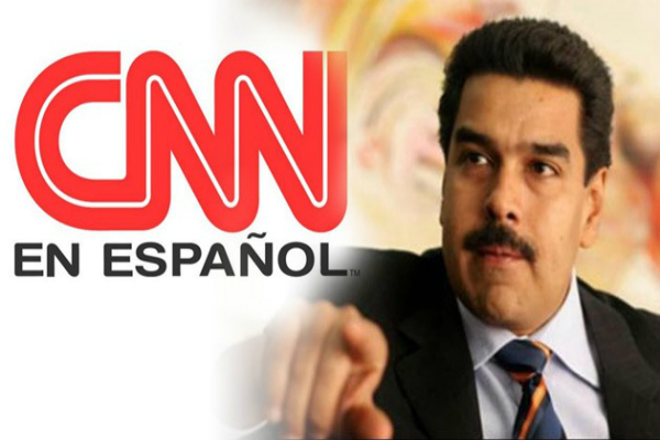El presidente venezolano ha acusado a la cadena estadounidense de "manipular" la información.