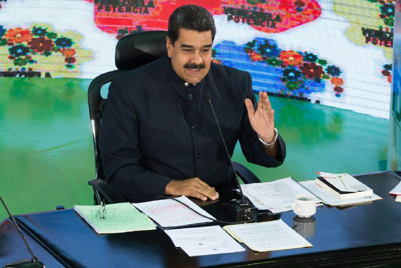 El presidente Maduro en el acto de clausura de la Expo Venezuela Potencia