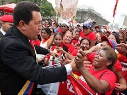 Hugo Chávez con las mujeres