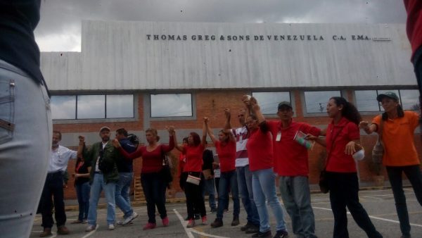Trabajadores de Thomas Greg and Sons de Venezuela