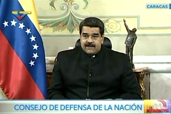 Instalado Consejo de Defensa de la Nación por el presidente Maduro