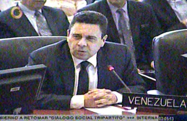 Samuel Moncada, embajador permanente alterno de Venezuela ante la OEA