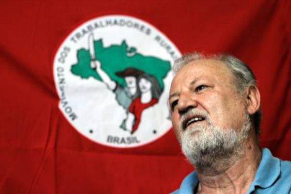 El líder del Movimiento Sin Tierra (MST) de Brasil, Joao Pedro Stedile.