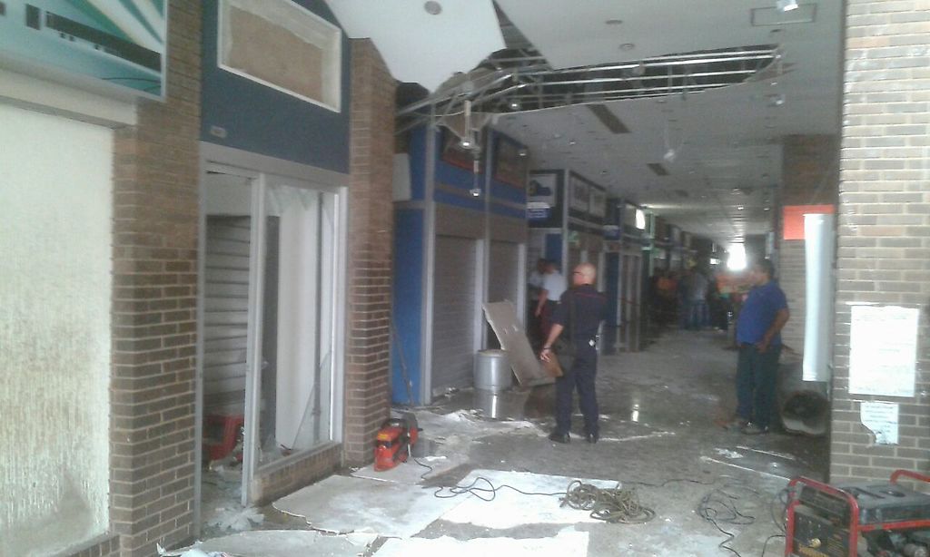 Explosión dentro del centro comercial Gran Bazar, ubicado en el casco central de Maracaibo