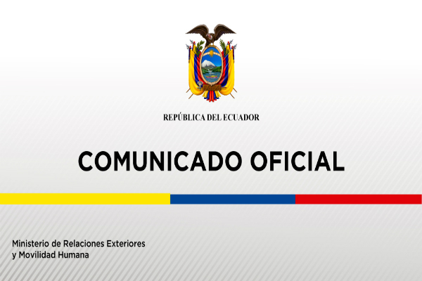 “Ante los hechos suscitados en los últimos días en Venezuela, el Gobierno del Ecuador reitera su posición a favor del diálogo”, resalta el comunicado.