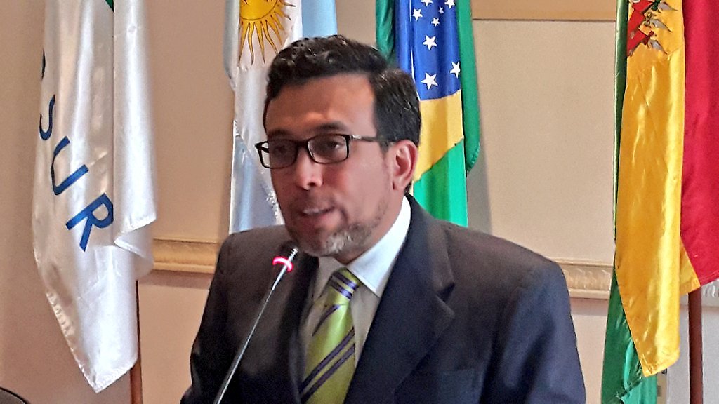 Héctor Constant, coordinador nacional de la nación ante el bloque regional