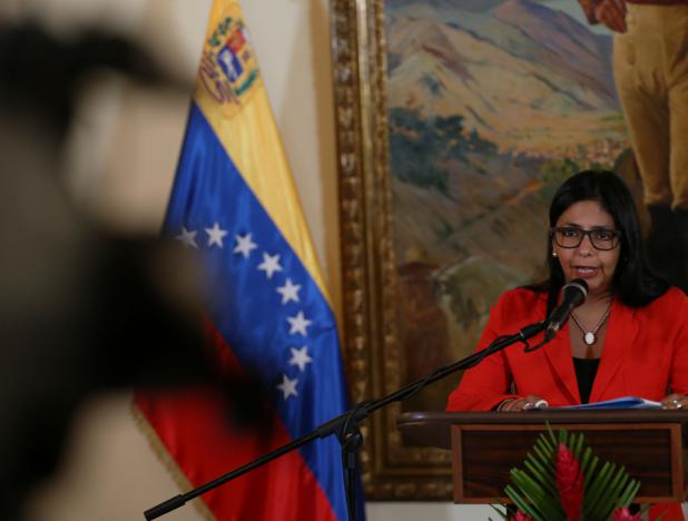 La Canciller de Venezuela, Delcy Rodríguez