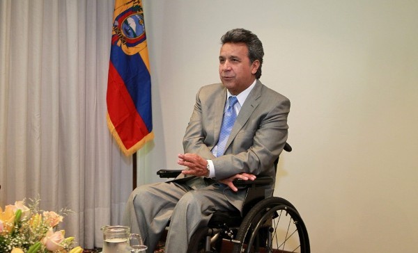 El presidente electo de Ecuador, Lenin Moreno