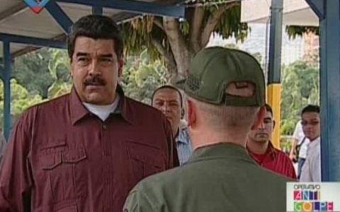 El presidente Maduro en Fuerte Tiuna, Caracas