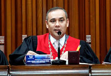 El Magistrado Maikel Moreno, presidente del Tribunal Supremo de Justicia