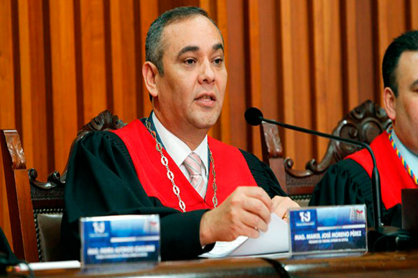 El presidente del Tribunal Supremo de Justicia (TSJ), Maikel Moreno.