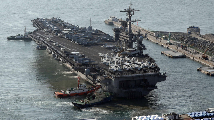 El portaviones Carl Vinson y su grupo de ataque han recibido la orden de dirigirse a aguas cercanas a Corea del Norte.