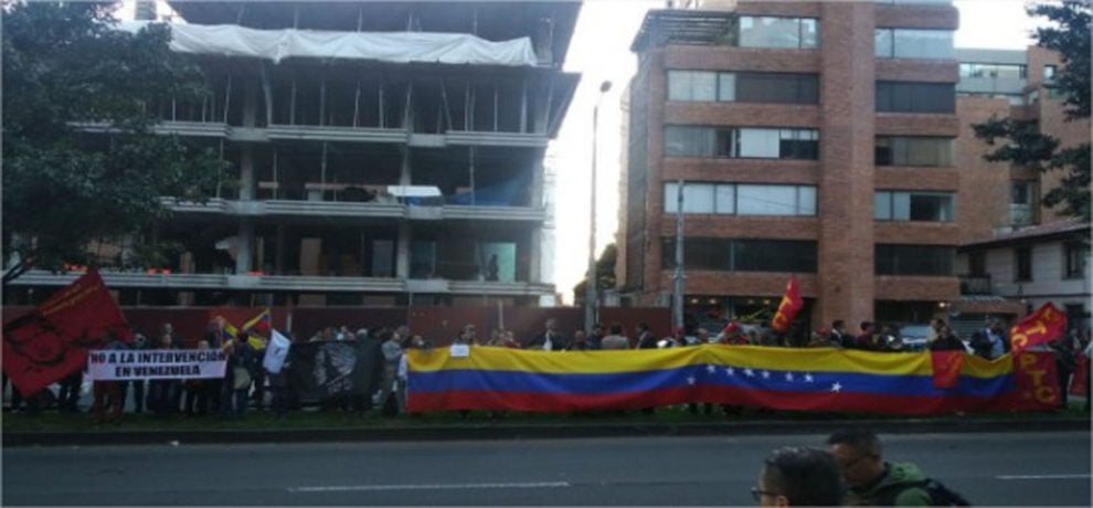Apoyo a Venezuela y a la ANC desde Bogotá
