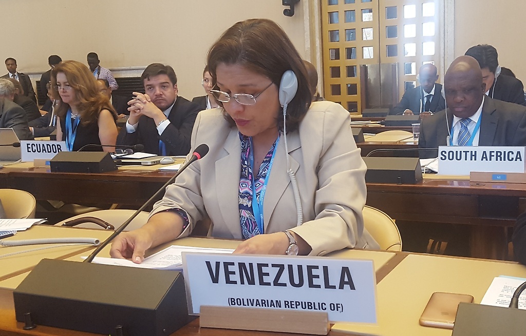 Luisana Melo, vocera del gobierno bolivariano