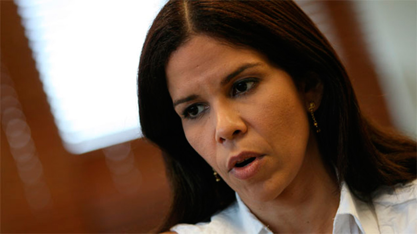 La ex-defensora del Pueblo, Gabriela Ramírez
