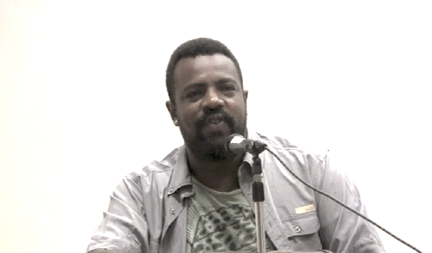 Adalberto Cardona del movimiento afrorevolucionario Juan Ramón Lugo