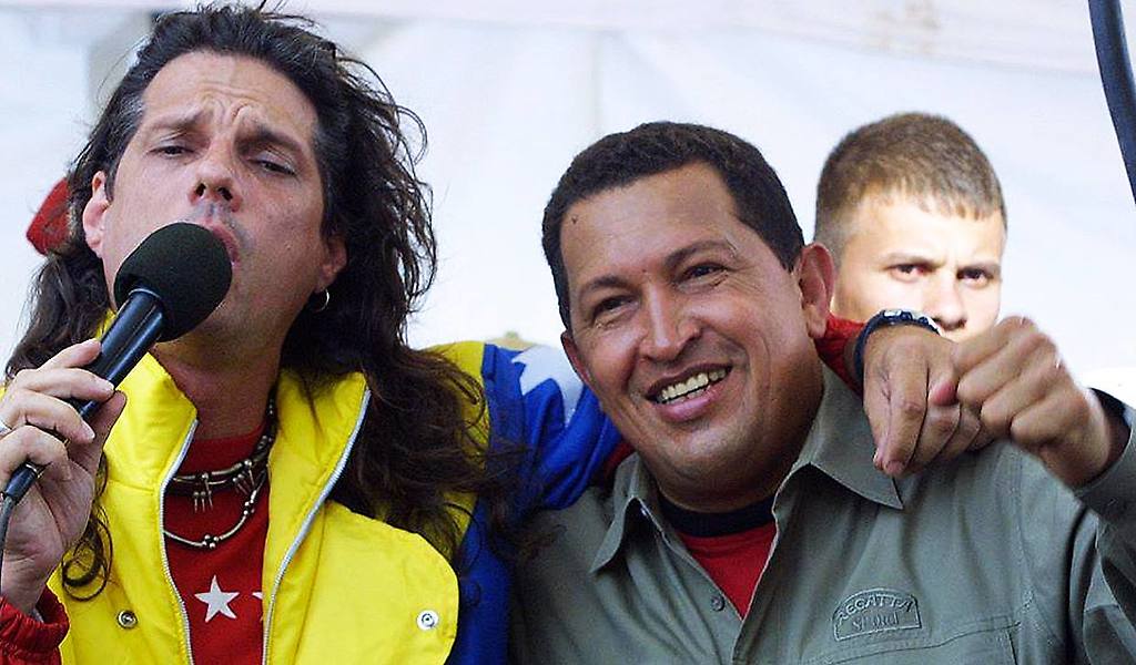 Paul Gillman y el Comandante Higo Chávez
