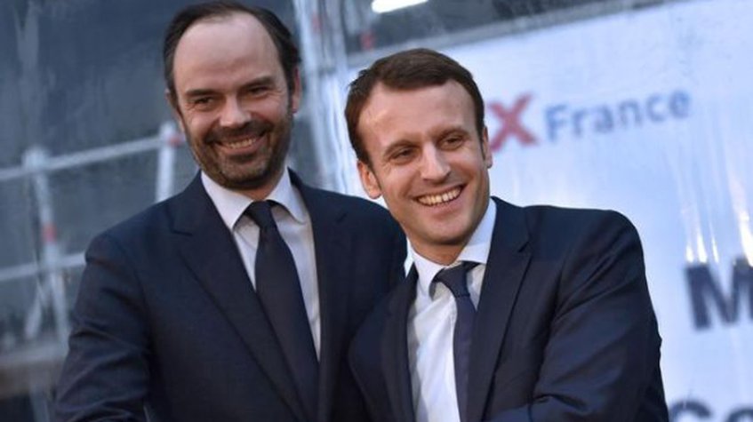 Macron nombró este lunes como nuevo primer ministro a Édouard Philippe
