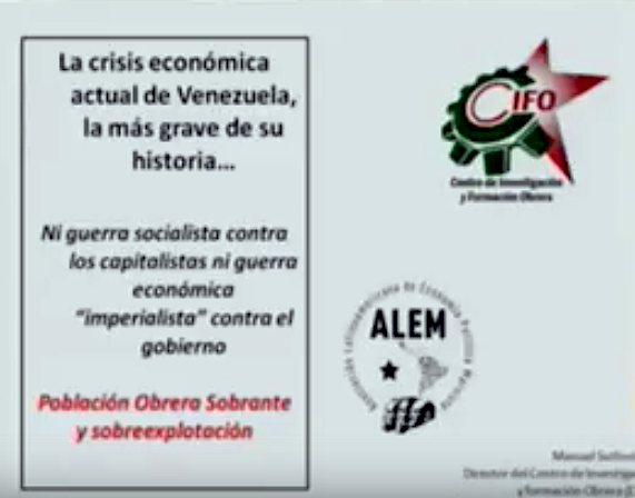 El tema de la crisis económica en Venezuela por Manuel Sutherland