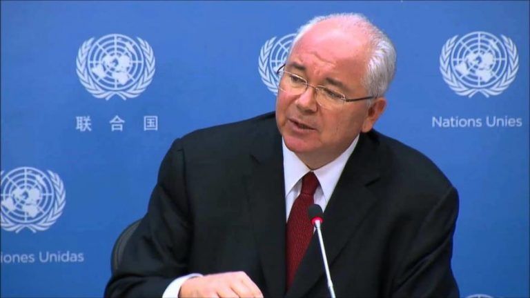 Rafael Ramírez, embajador de Venezuela ante la Organización de las Naciones Unidas (ONU)