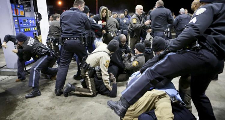 Represion policial en EEUU.