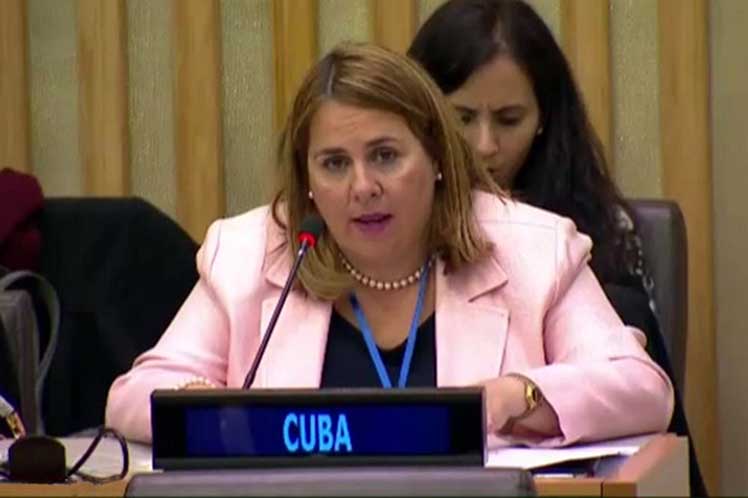 Ana Silvia Rodríguez, representante de Cuba en la ONU