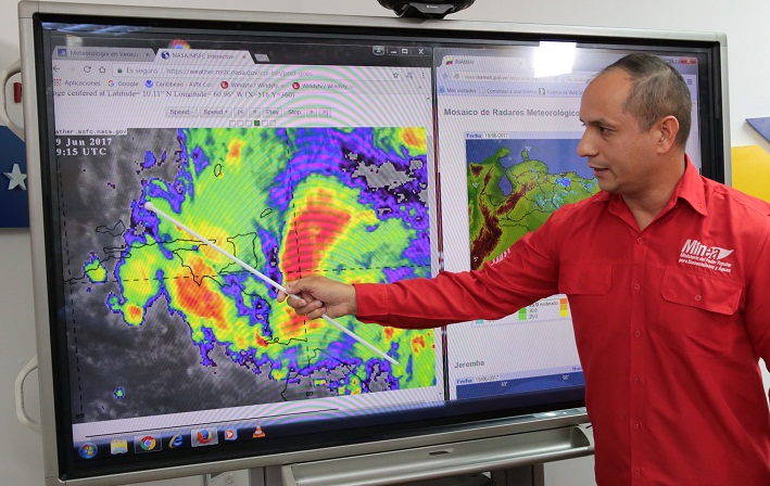 Declaraciones del ministro Ramón Velázquez ante tormenta tropical Bret