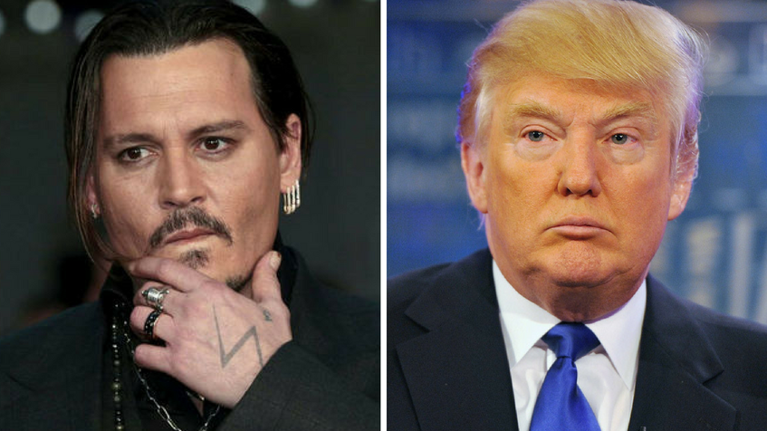 Johnny Depp y Donald Trump