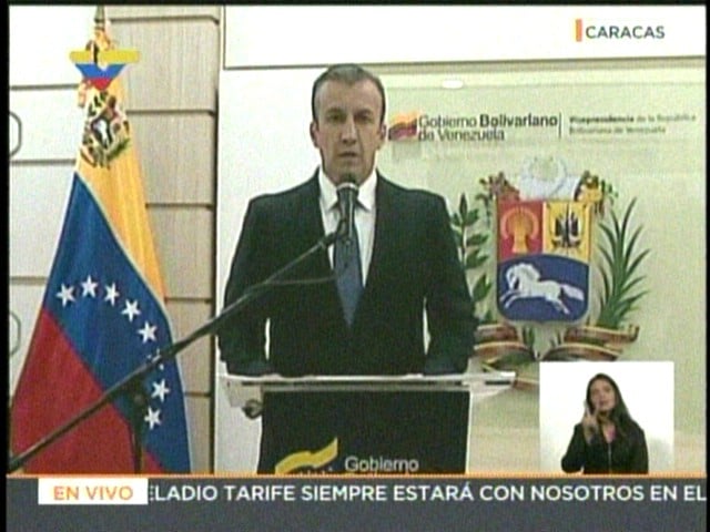 El vicepresidente de la República, Tareck El Aissami